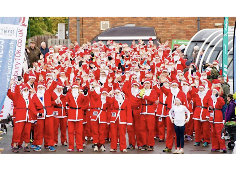 🎅 Salop Santa Dash 2025 – Festive 5K for Severn Hospice