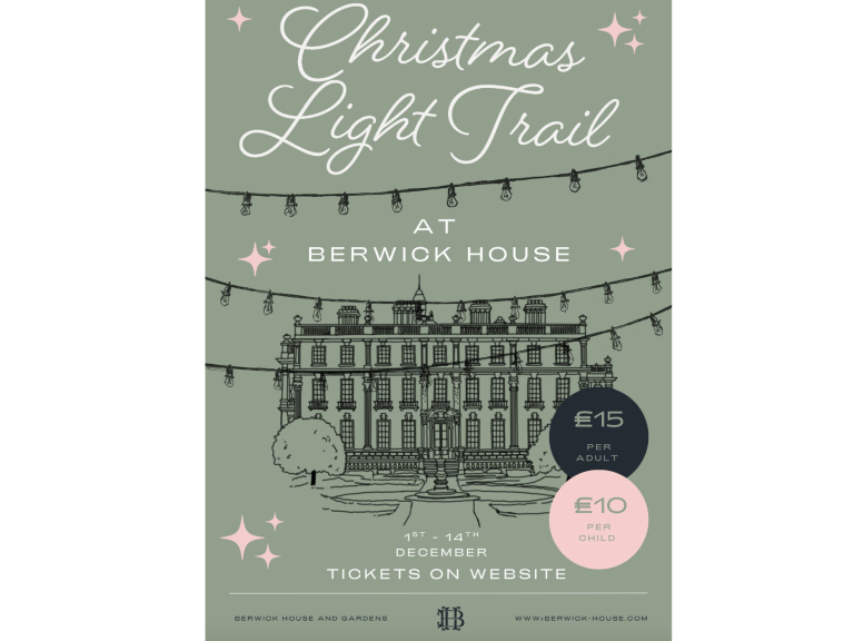 Berwick House Christmas Light Trail 2025 | Shrewsbury Event