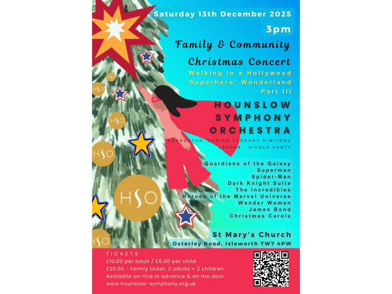 Family Christmas Concert 'Superhero' style