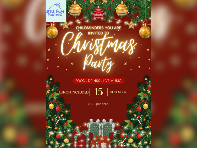 Childminders Christmas Party at Little Town Playhouse