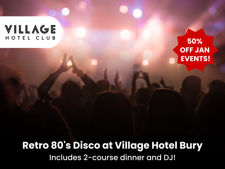 Retro 80's Disco at Village Hotel Bury