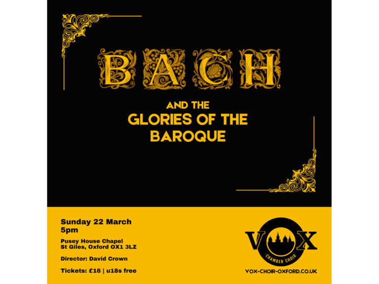 Bach and the Glories of the Baroque - vOx Chamber Choir