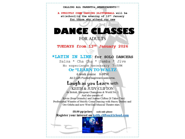 DANCE CLASSES  FOR ADULTS 