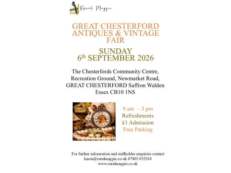 Great Chesterford Antiques and Collectables Fair