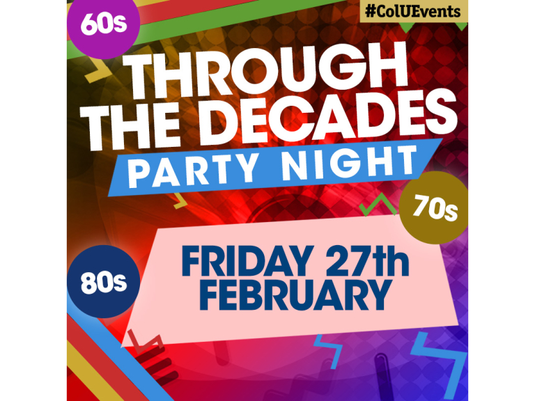 Through the Decades Party Night 