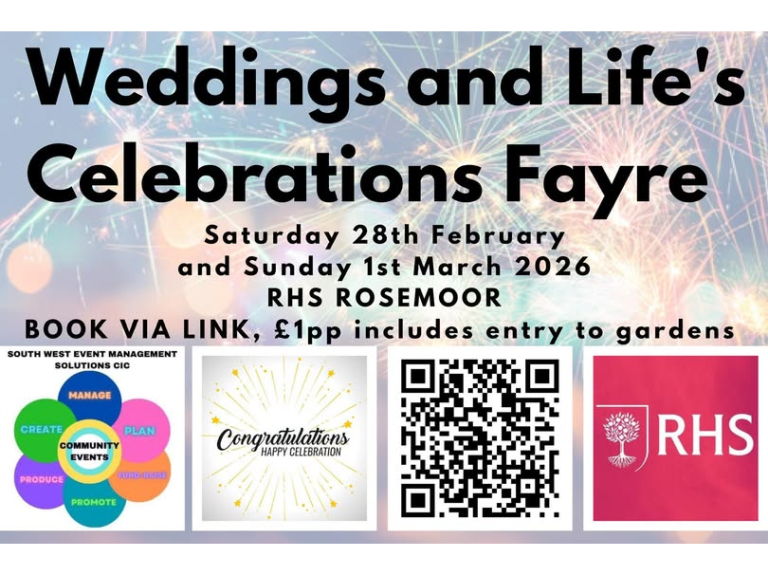 RHS Rosemoor Weddings and Life's Celebrations Fayre