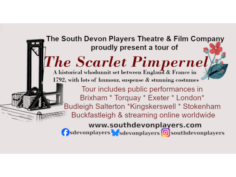 The Scarlet Pimpernel - Buckfastleigh Town Hall - theatre period drama