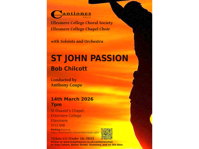 ST JOHN PASSION: Bob Chilcott