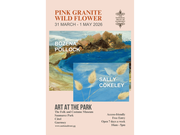 Bozena Pollock and Sally Cokeley's 'Pink Granite, Wildflower' art exhibition