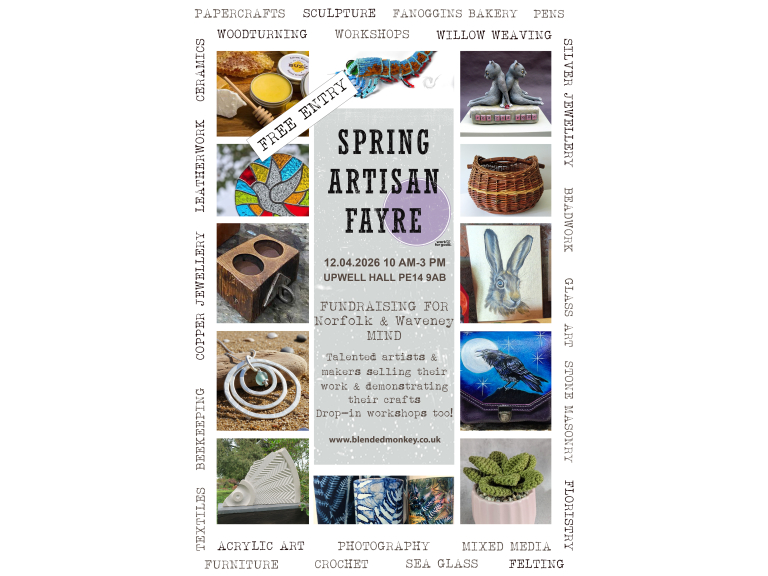 Spring Artisan Fayre - 12 April - Upwell Hall