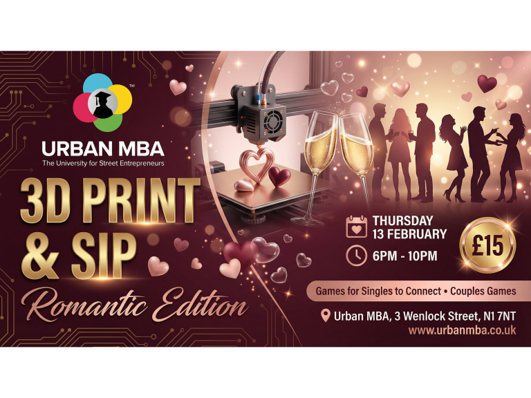 3D Print & Sip: Romantic Edition
