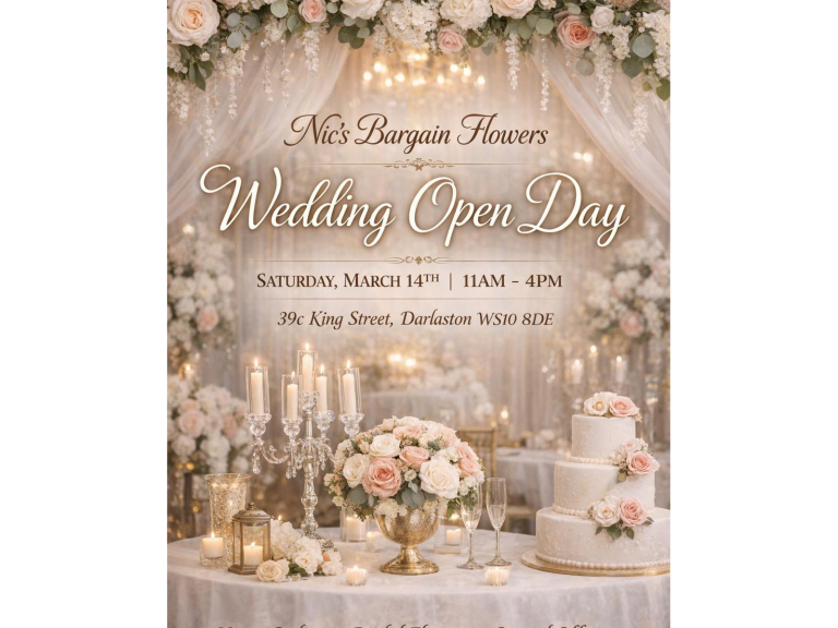 🌸💍 Wedding Open Day at Nic’s Bargain Flowers 💍🌸