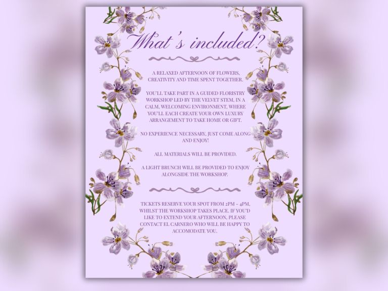 Mother’s Day Spring Arrangement Workshop