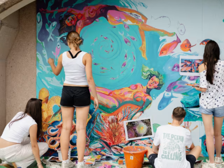 Art in the Arches: Out of the Blue