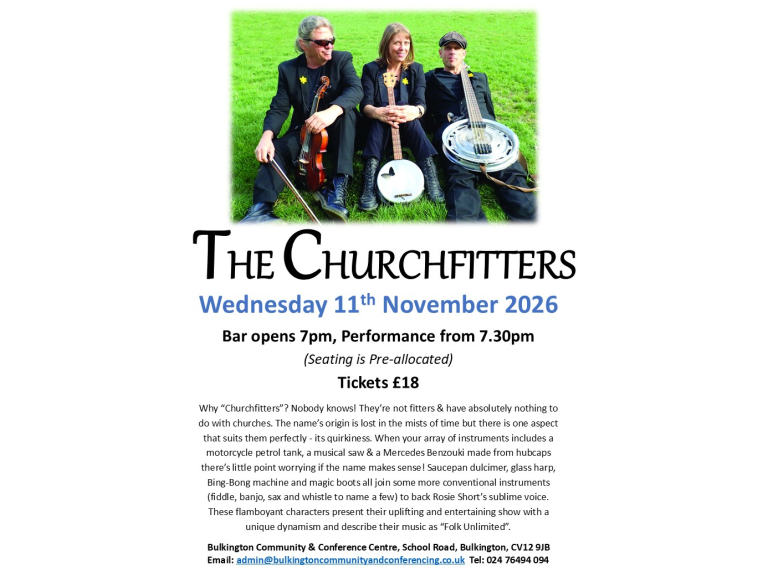 Live Music with The Churchfitters