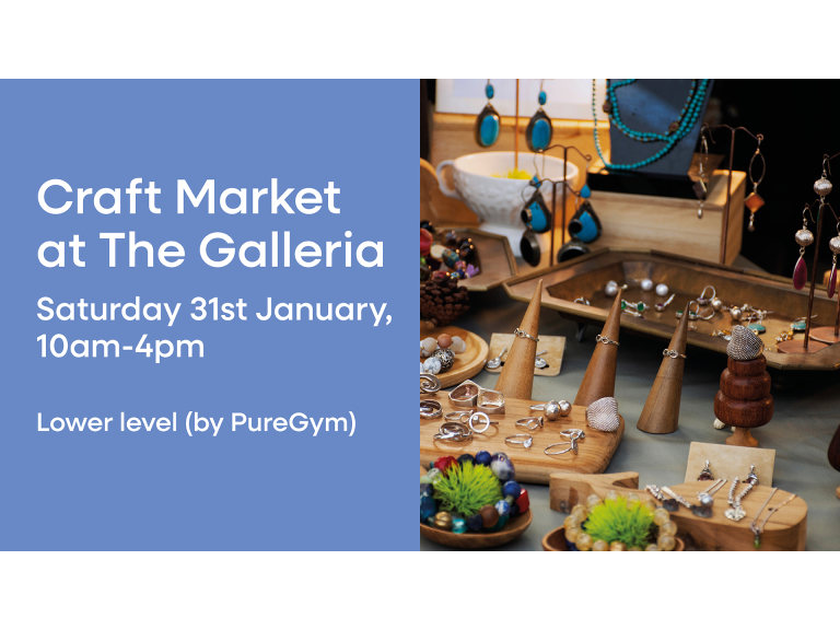 MONTHLY CRAFT MARKETS COMING TO THE GALLERIA