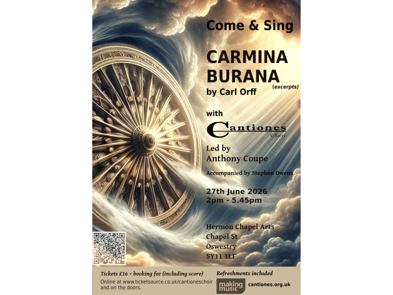 COME AND SING WITH CANTIONES!