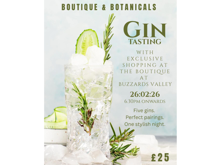 Gin Tasting Evening at Buzzards Valley