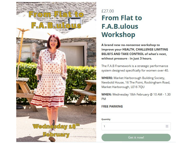 Women's Wellness Event - Joanne Pagett