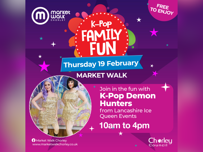 Free Family Kpop Fun at Market Walk Chorley This Half Term