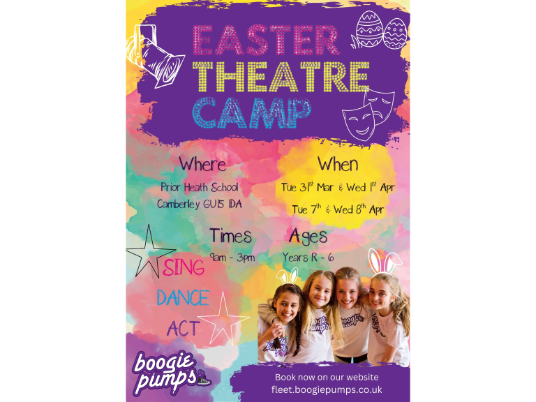 Boogie Pumps Camberley, Easter Holidays - Musical Theatre Camps