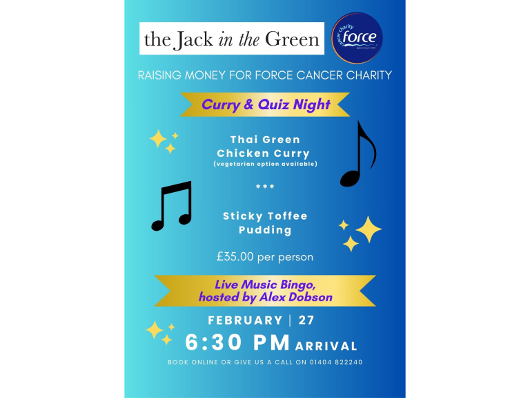 Curry & Music Bingo Night 