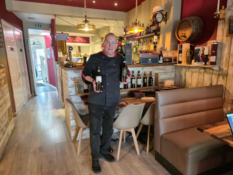 Wine tasting at La Dolce Vita