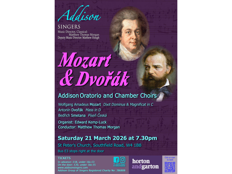 Addison Singers Classical Spring Concert 2026 