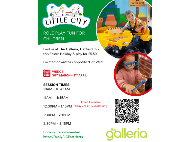 LITTLE CITY UK SPRING-THEMED EVENT COMING TO THE GALLERIA THIS EASTER!