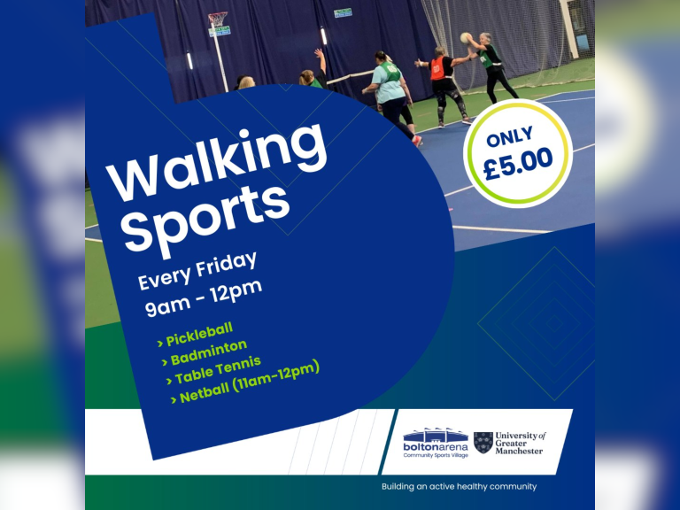 Walking Sports at Bolton Arena Community Sports Village