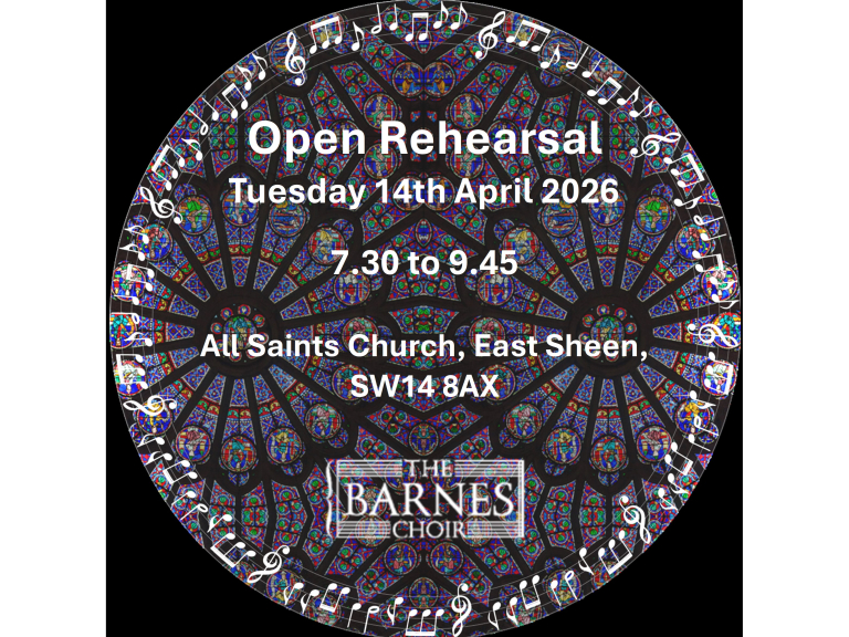 The Barnes Choir Open Rehearsal.