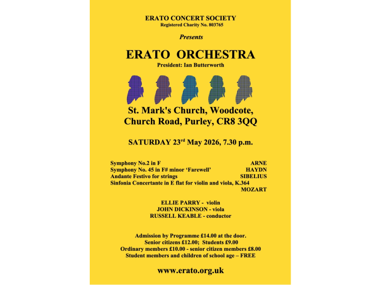 Erato Orchestra Concert – May 2026