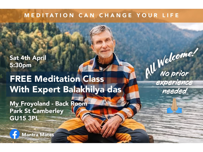 FREE Meditation class with world renowned Yogi 