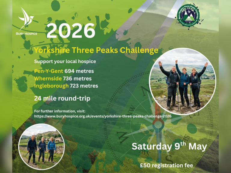 Yorkshire 3 Peaks Challenge with Bury Hospice