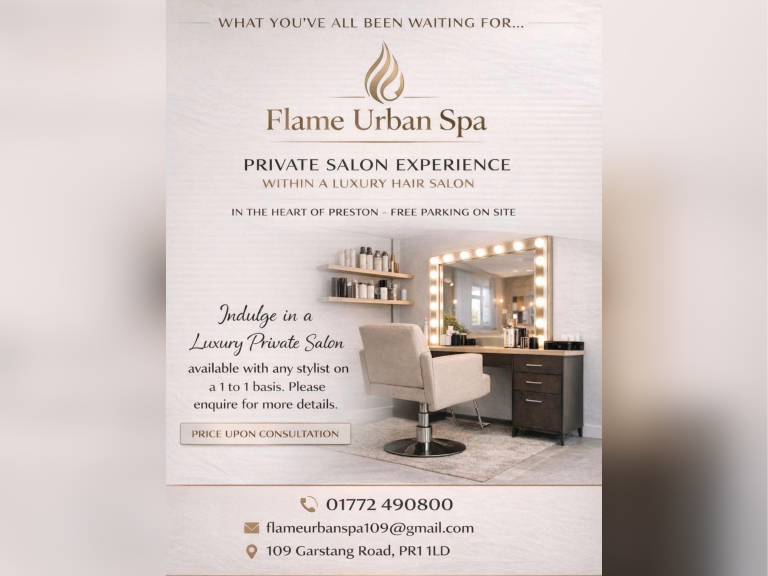 Private Salon Experience at Flame Urban Spa