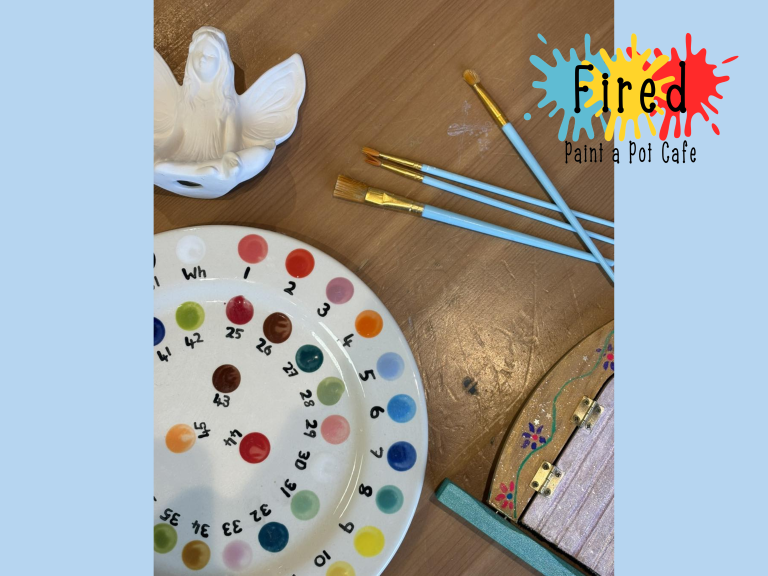 Fired Paint a Pot Cafe Easter Art & Crafts