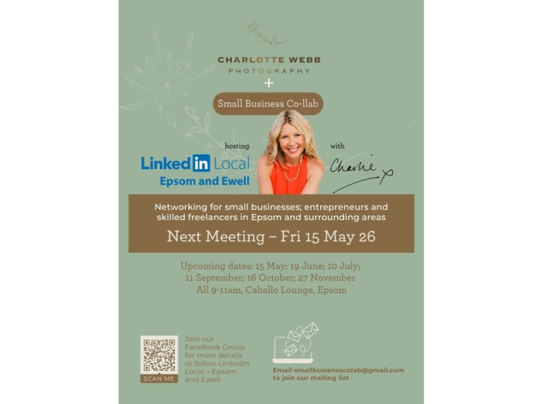 FREE In-Person Business Networking with LinkedIn Local - Epsom & Ewell