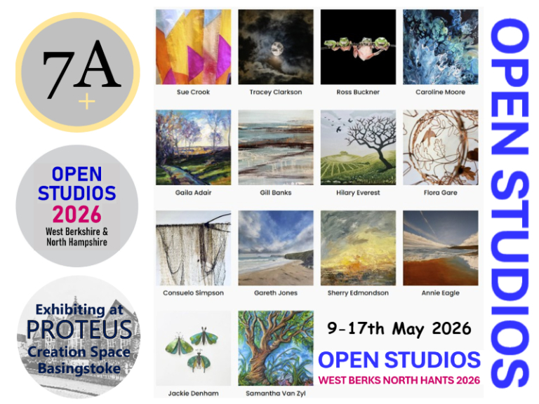 7Artists+. Art Exhibition for Open Studios West Berks & North Hants 2026. Free entry