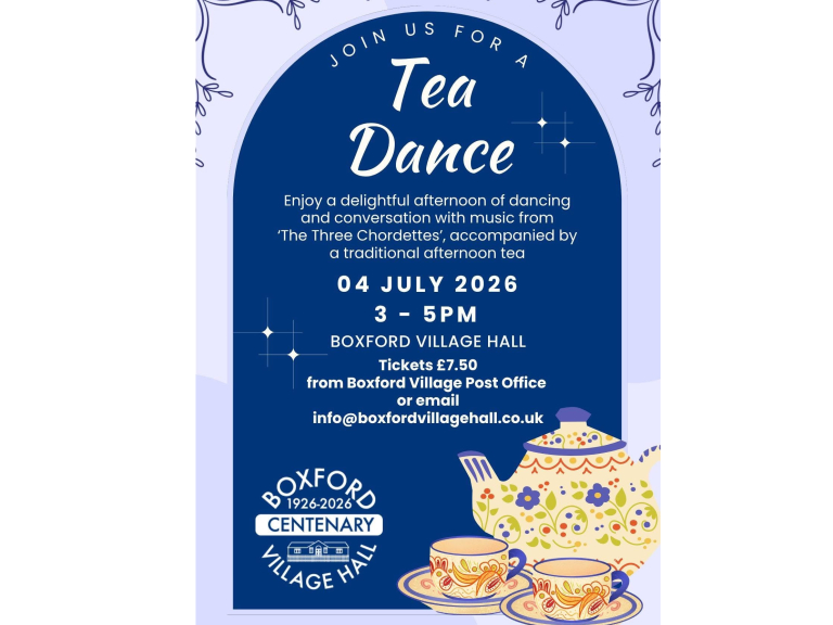 Tea Dance at Boxford Village Hall