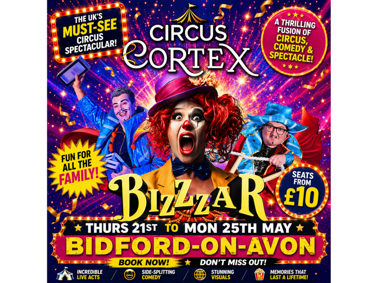 Circus Cortex BizZzar at BIDFORD-ON-AVON - Thurs 21st to Mon 25th May