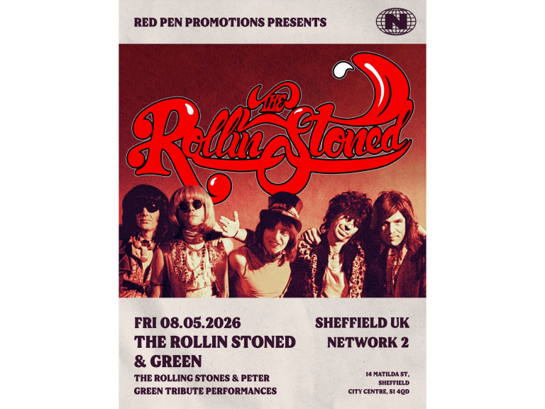 The Rolling Stoned @ Network 2, Sheffield Friday 8th May, 2026