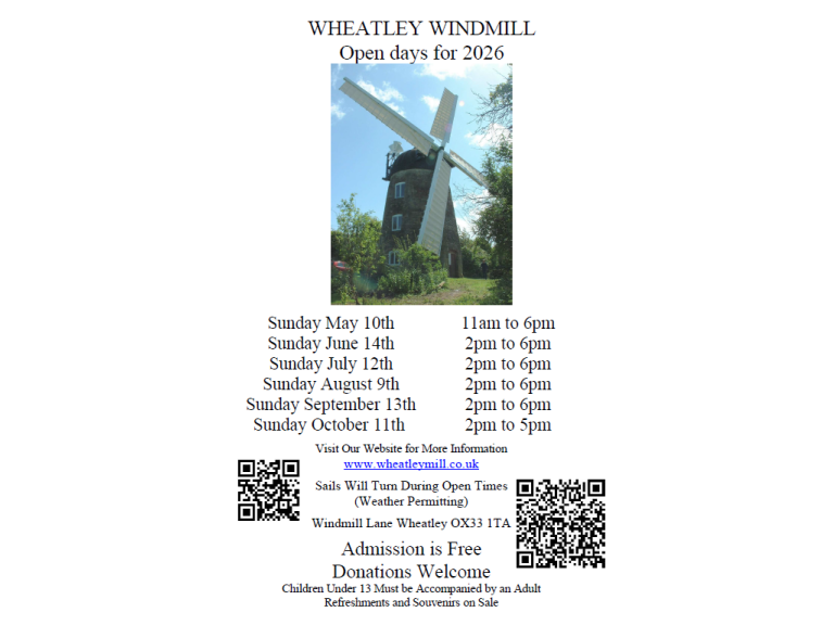 Wheatley Windmill Open Day
