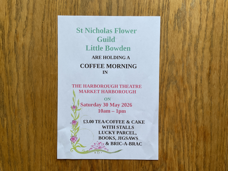 St Nicholas Flower Guild Coffee Morning 