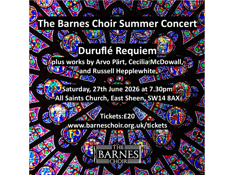 THE BARNES CHOIR SUMMER CONCERT
