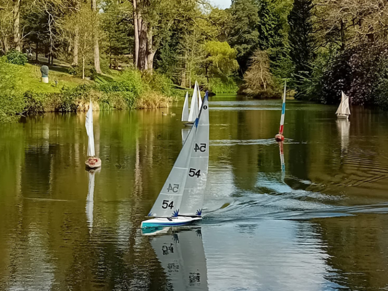 Model Boats on the Lake 