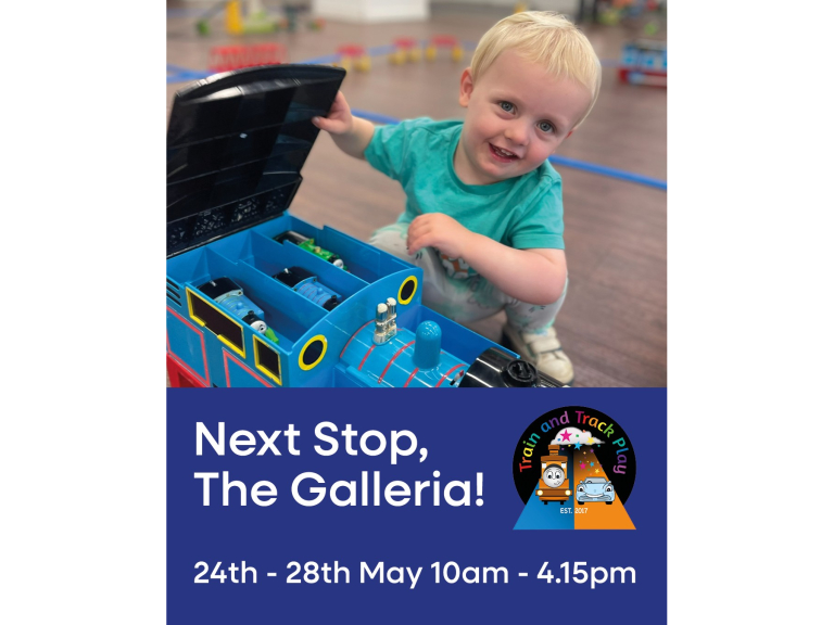 All Aboard! Train & Track Play at The Galleria
