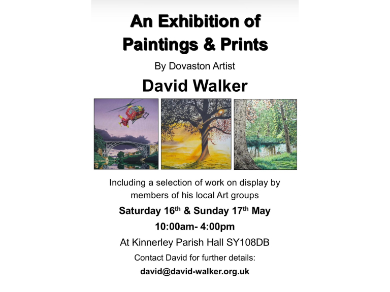 EXHIBITION OF PAINTINGS AND PRINTS