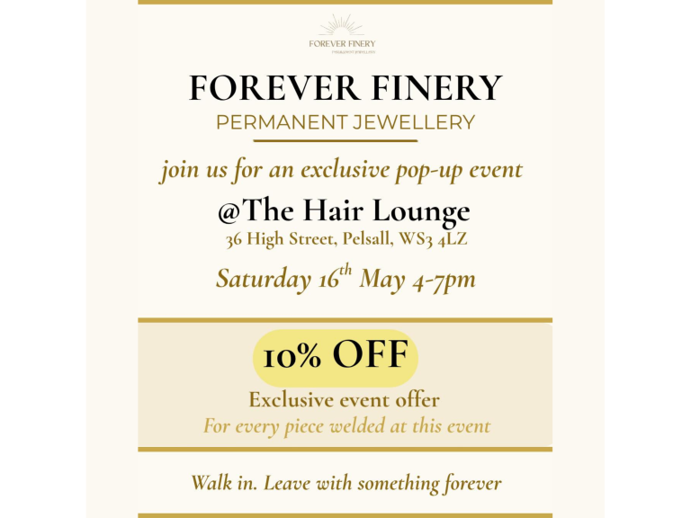Join Forever Finery for a sparkling pop-up event this Saturday ✨