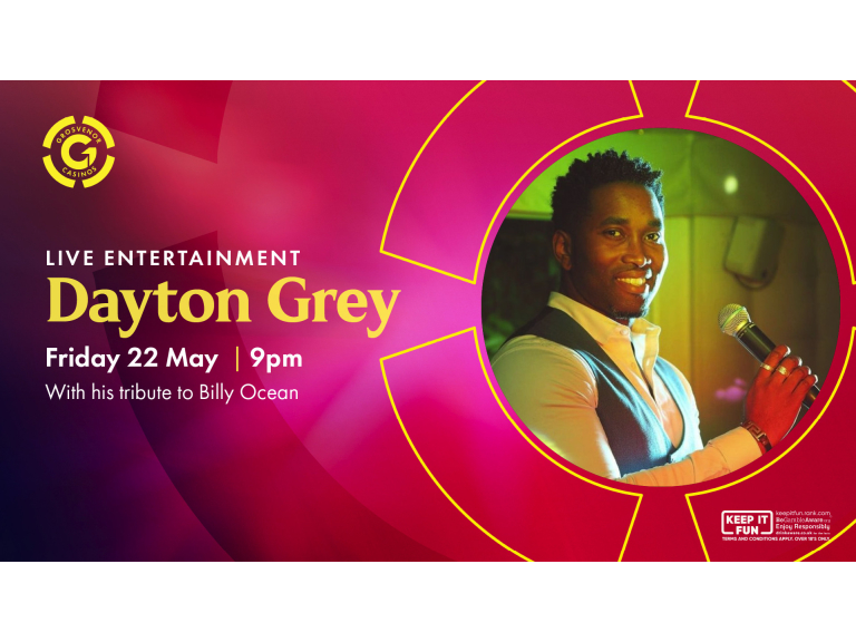 Live Entertainment Weekend at Grosvenor Casino Walsall