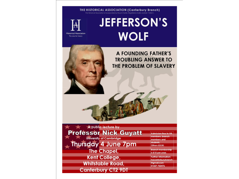 Jefferson’s Wolf: A Founding Father’s Troubling Answer to the Problem of Slavery